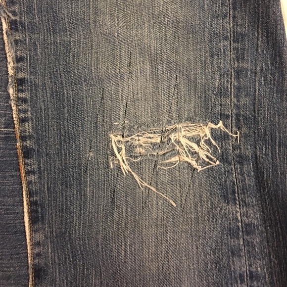 Lucky Brand | Jean Skirt | Custom Made | Lace and Sequin Detail - Picture 8 of 16